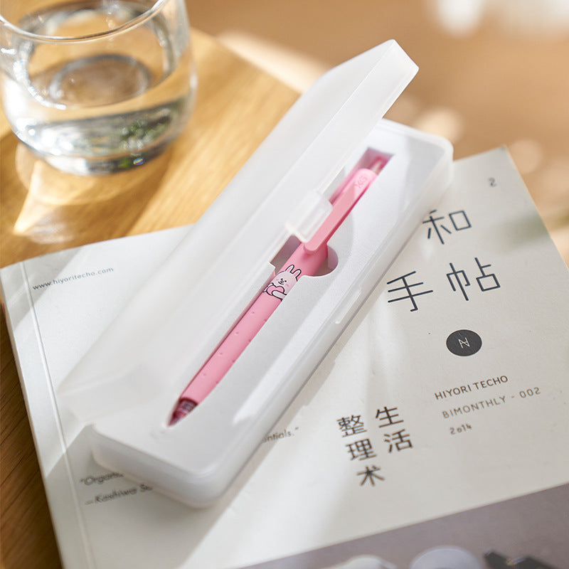 Pencil Case Box Storage Container for Organizing with Snap Lid, 10-Pack