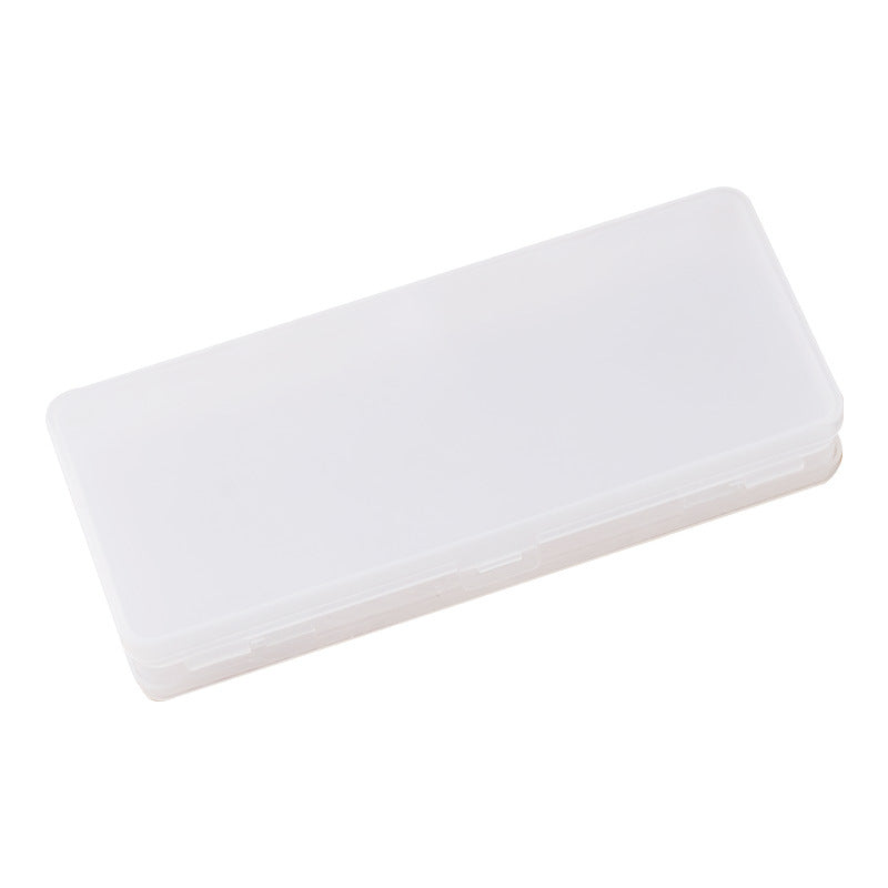 Pencil Case Box Storage Container for Organizing with Snap Lid, 10-Pack