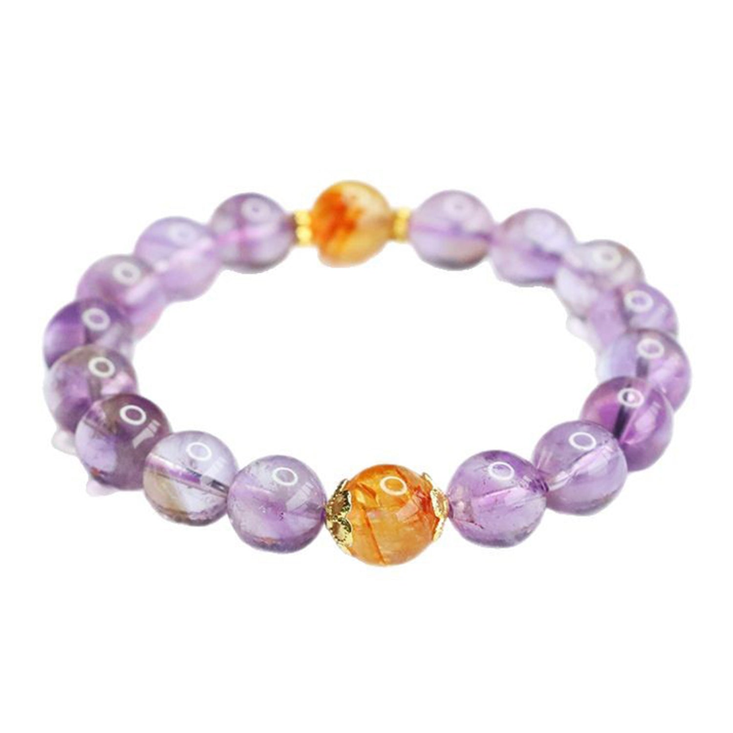 Bracelets for Men & Women - Handmade Stretchy Beaded Feng Shui Jewelry, Natural Stone Protection Gift Set