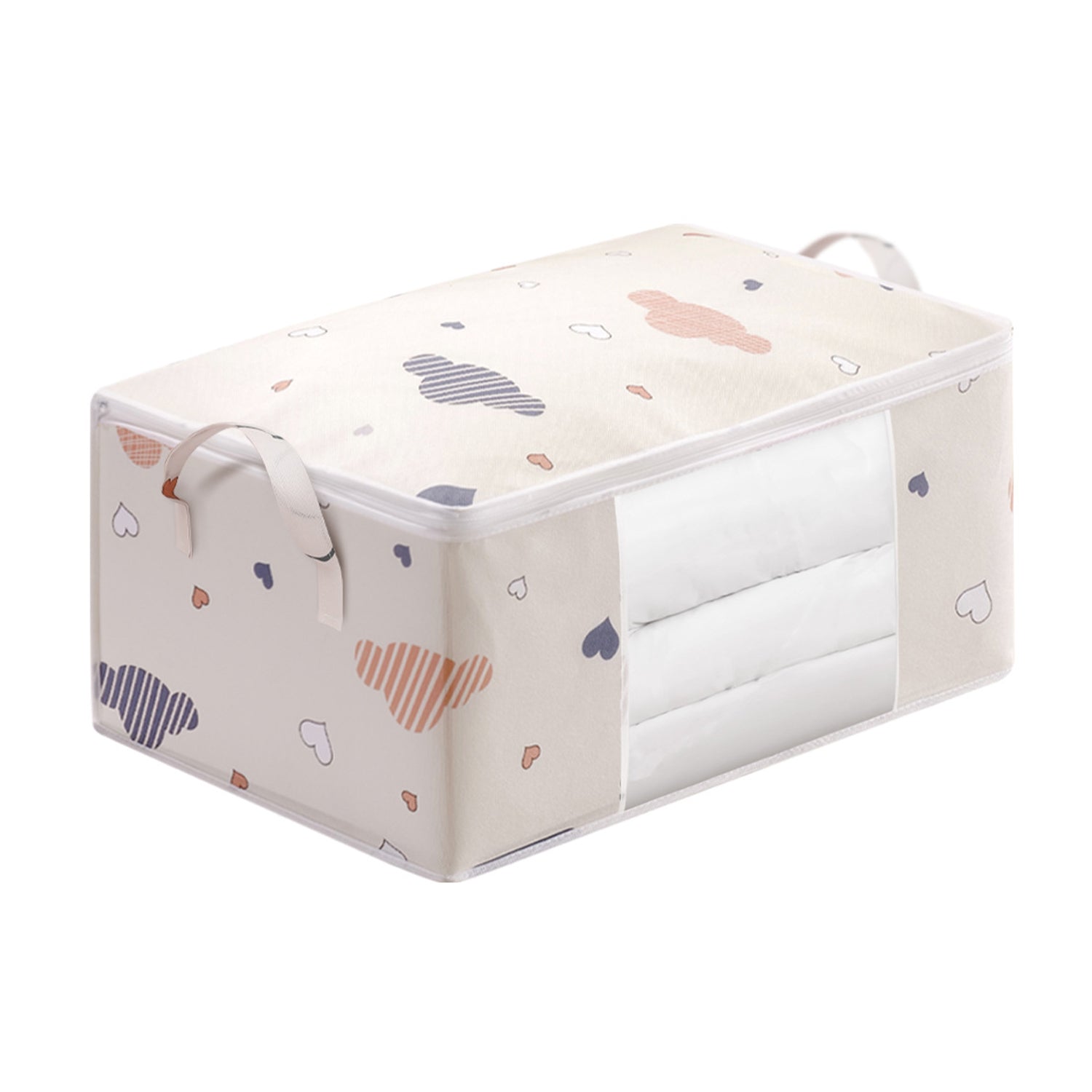 Quilt Blanket Storage Bag|Blanket Organizer|Comforter Storage for Clothes, Quilts, Bedding