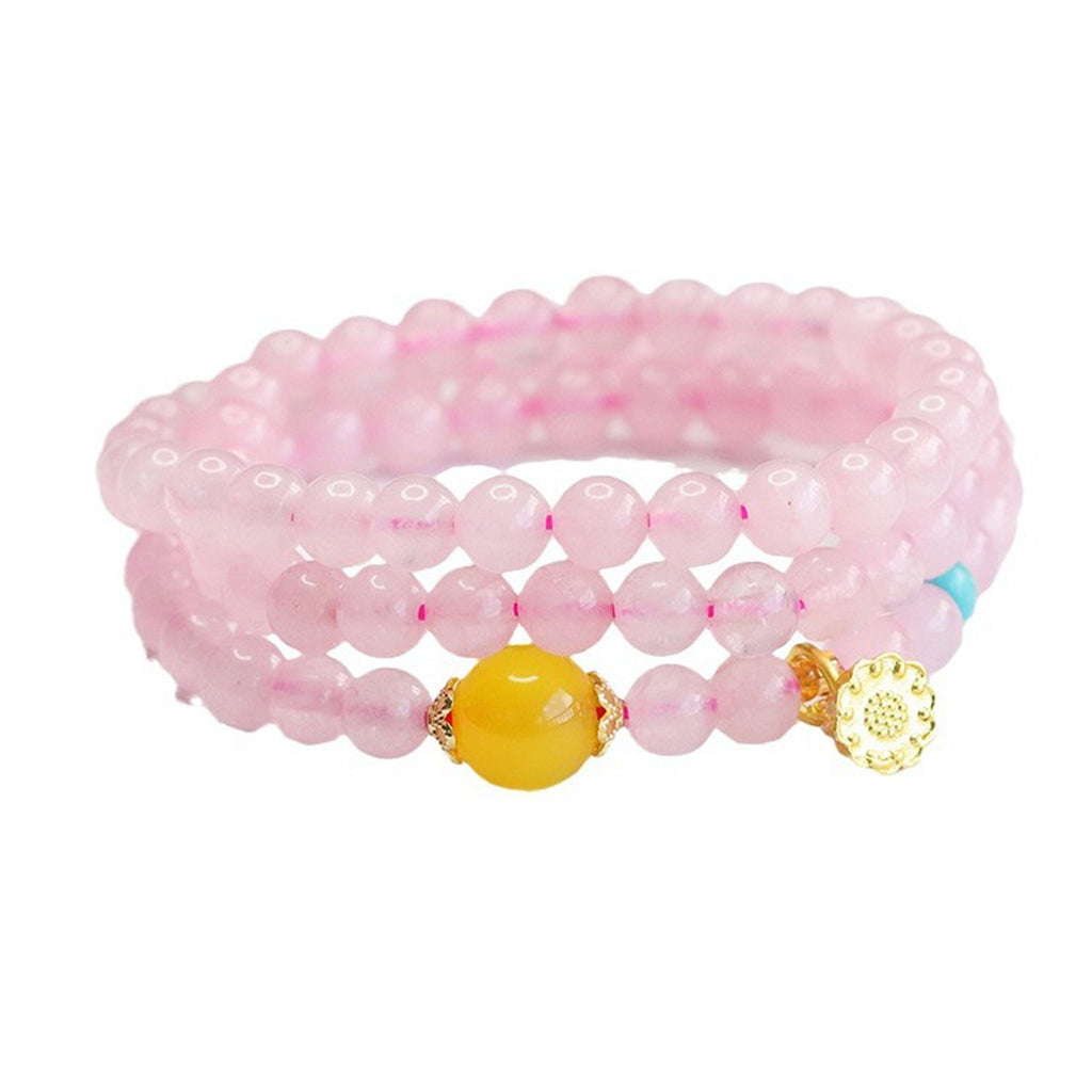 Bracelets for Men & Women - Handmade Stretchy Beaded Feng Shui Jewelry, Natural Stone Protection Gift Set