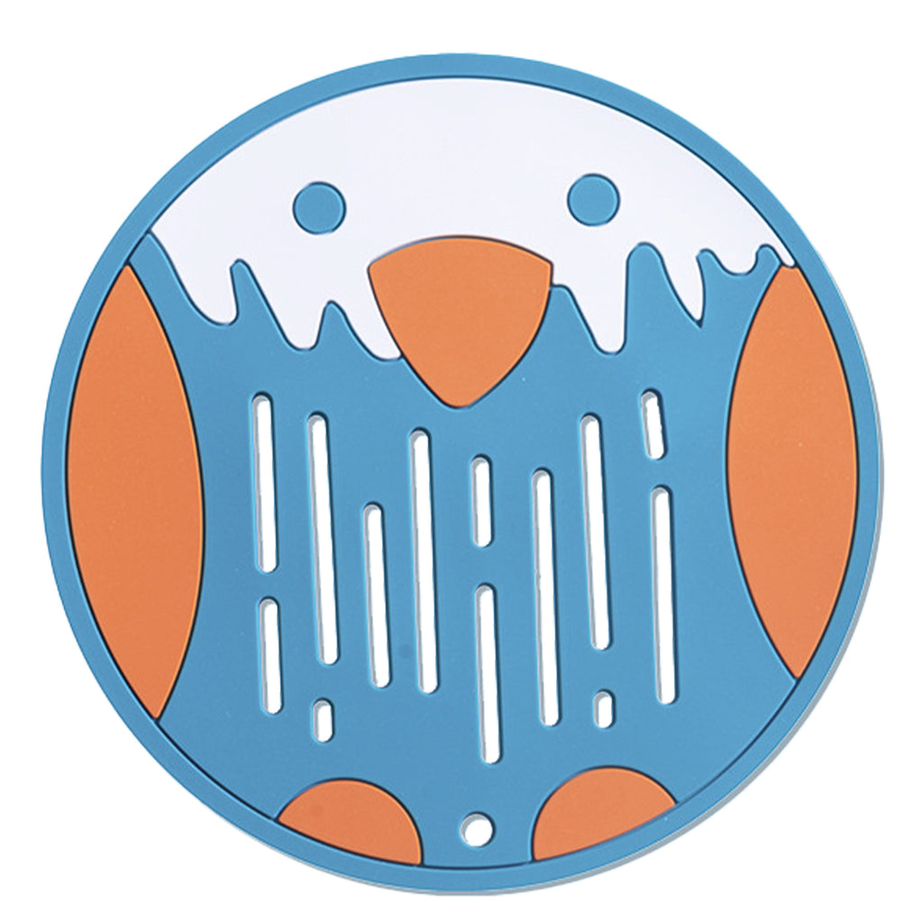 Silicone Trivets Mat, 3 Packs Multipurpose Non Slip Heat Resistant Pot Holder-Assorted