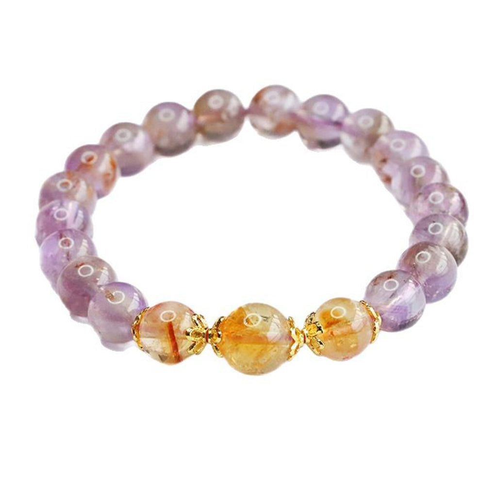 Bracelets for Men & Women - Handmade Stretchy Beaded Feng Shui Jewelry, Natural Stone Protection Gift Set