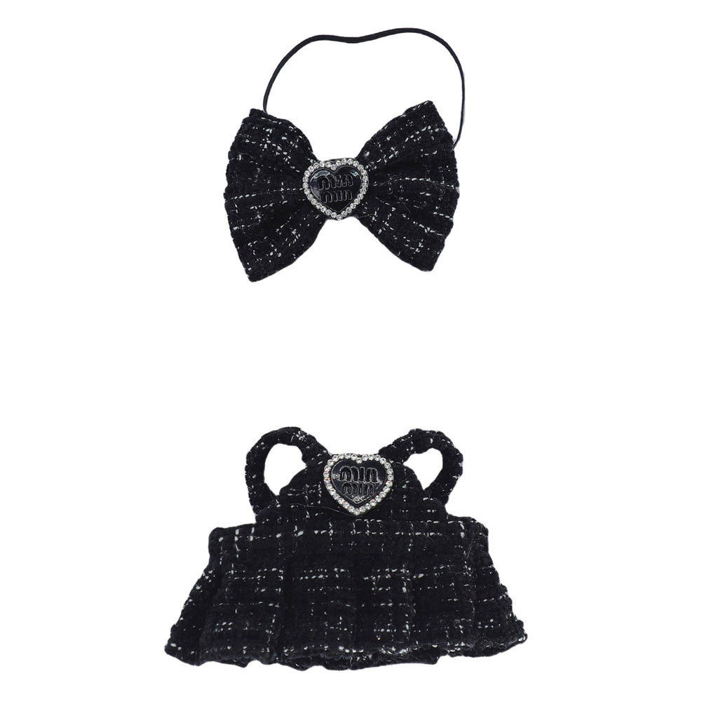 Handcrafted Doll Clothes - Compatible with 5.91-6.7inch (15-17cm) Dolls as Accessories Only, Premium Dolls Outfit with Accessories, Hand Crocheted Hat, Sweaters, Bag