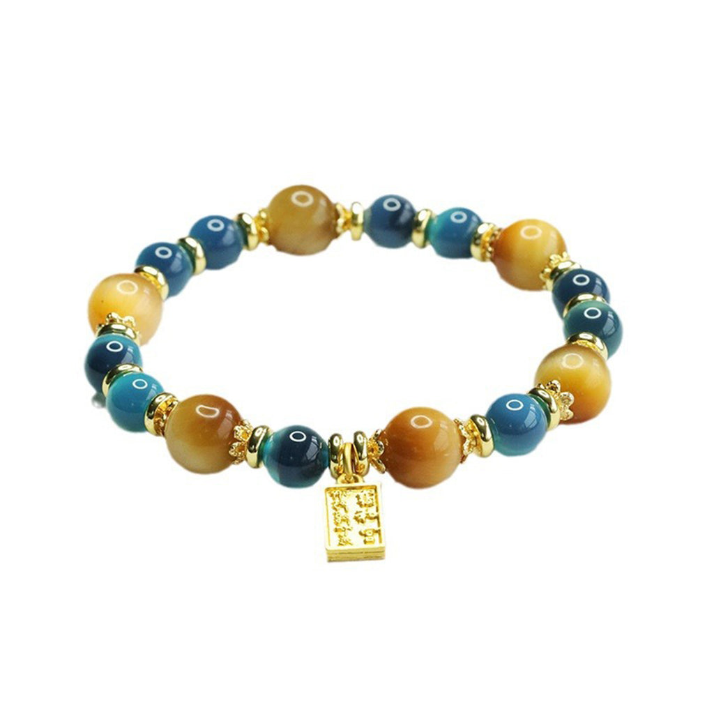 Bracelets for Men & Women - Handmade Stretchy Beaded Feng Shui Jewelry, Natural Stone Protection Gift Set