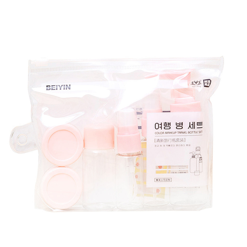 トイレタリー用トラベルボトル8個セット、TSA承認の旅行用容器、漏れ防止シリコン製スクイーズ可能な旅行用アクセサリー