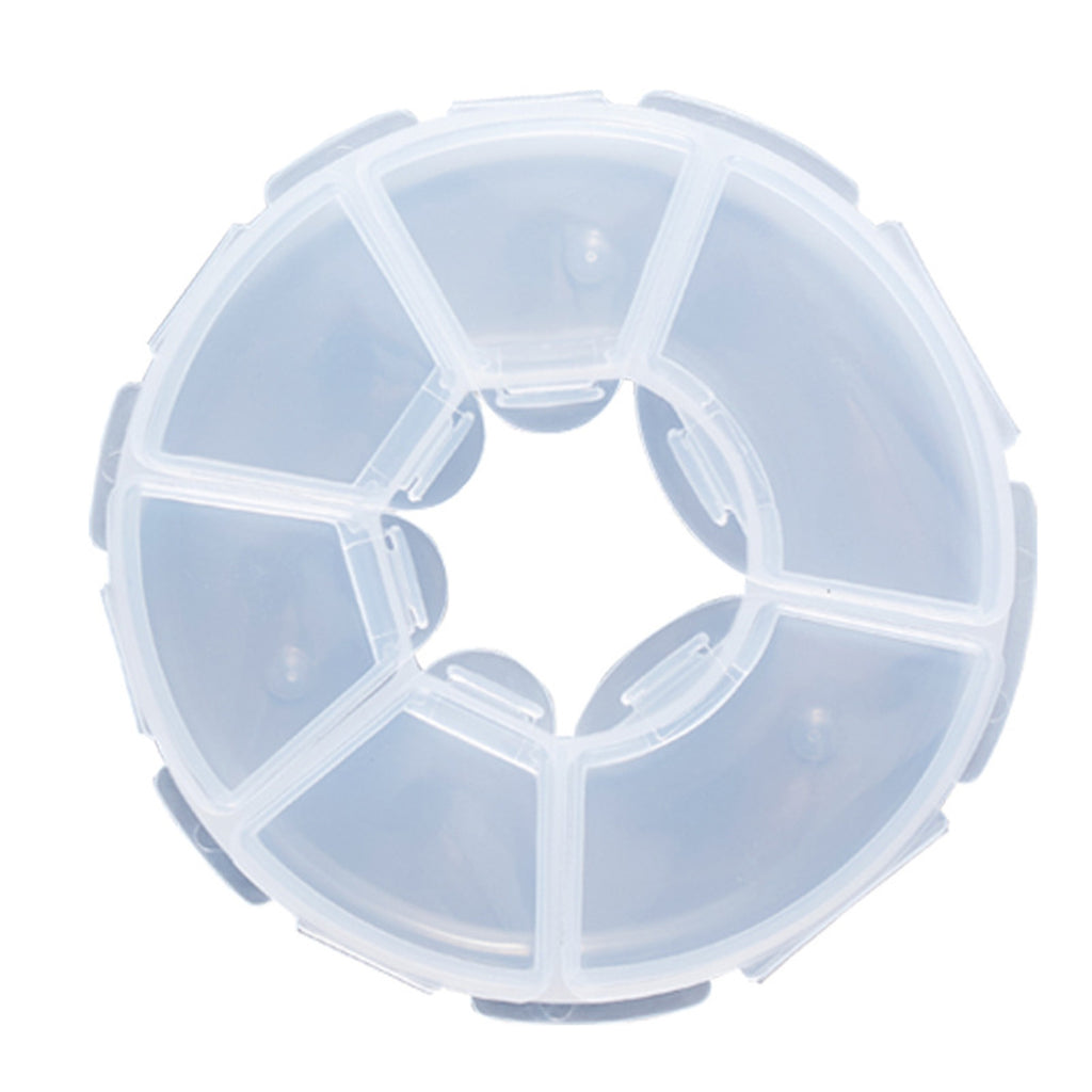 5 Compartment Small Pill Box, Moisture Proof Case, Travel Organizer for Pocket Purse, Daily Portable Medicine Vitamin Container