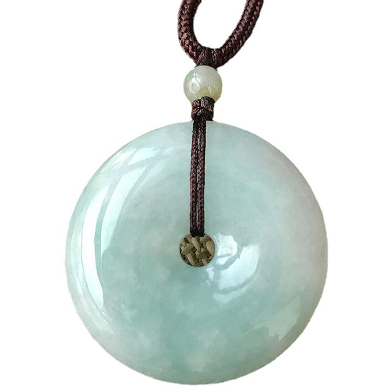 Ping An Buckle, Placket, Magnetic Buckle Brooch, Imitation Jade Tassel, Ancient Style Cheongsam