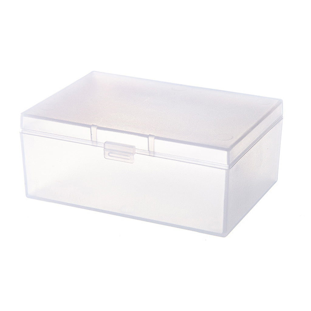 Mini Plastic Storage Containers Box with Lid, Small Storage Containers Travel Case 4x3x1 Inches Clear Rectangle Box Organizer
