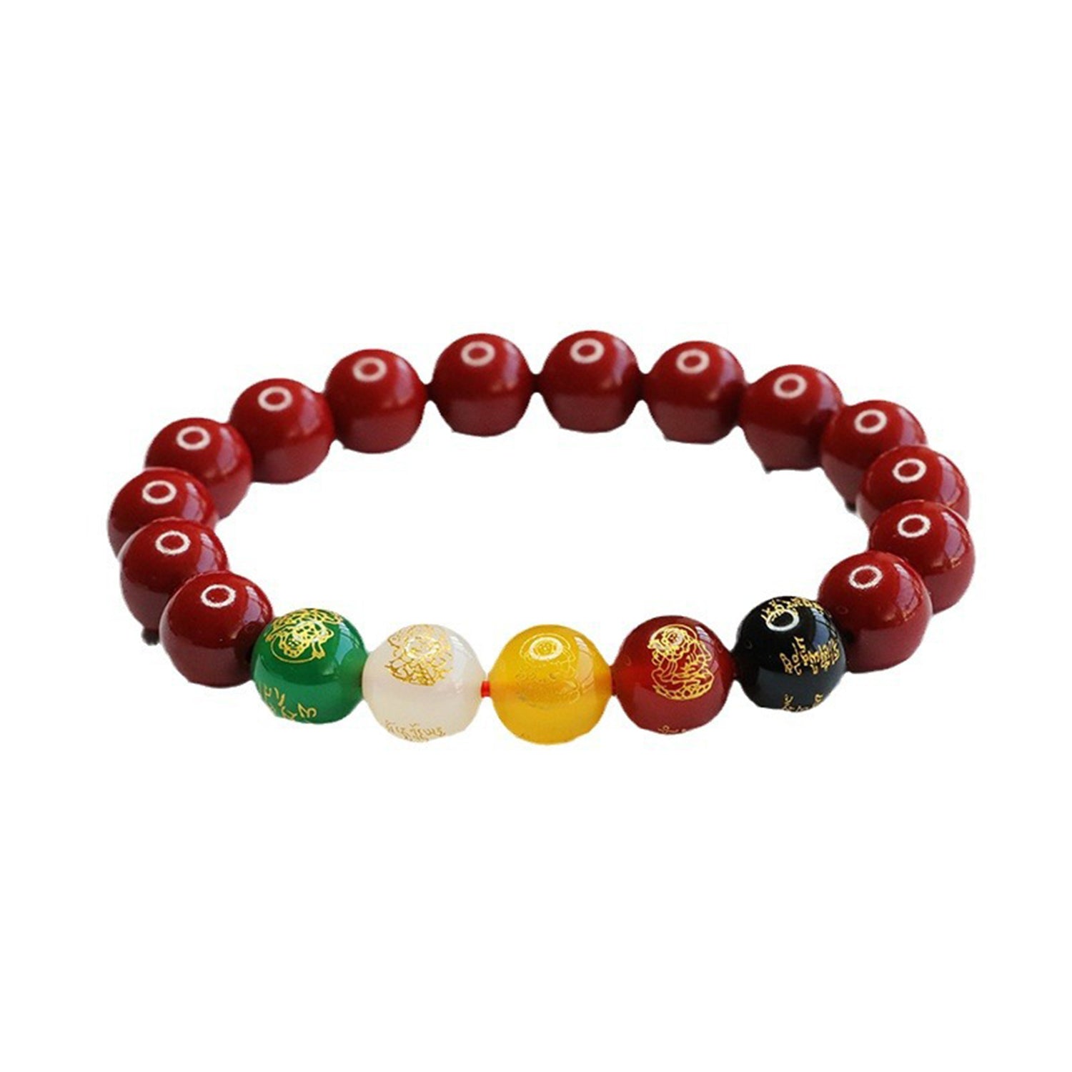 Bracelets for Men & Women - Handmade Stretchy Beaded Feng Shui Jewelry, Natural Stone Protection Gift Set