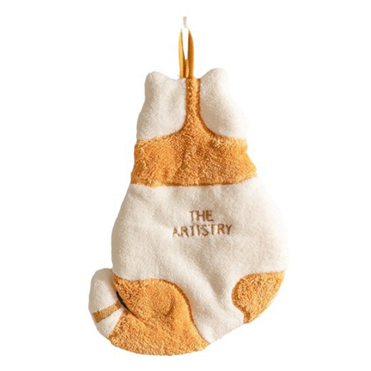 Hand Towel, Hanging Hand Towels for Kitchen with Loop,Bathroom Hand Towels Hanging, Absorbent Microfiber Hand Drying Puff