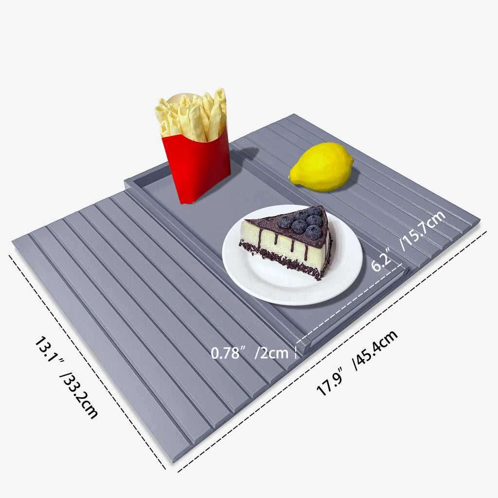 Bamboo Sofa Arm Table (Grey)