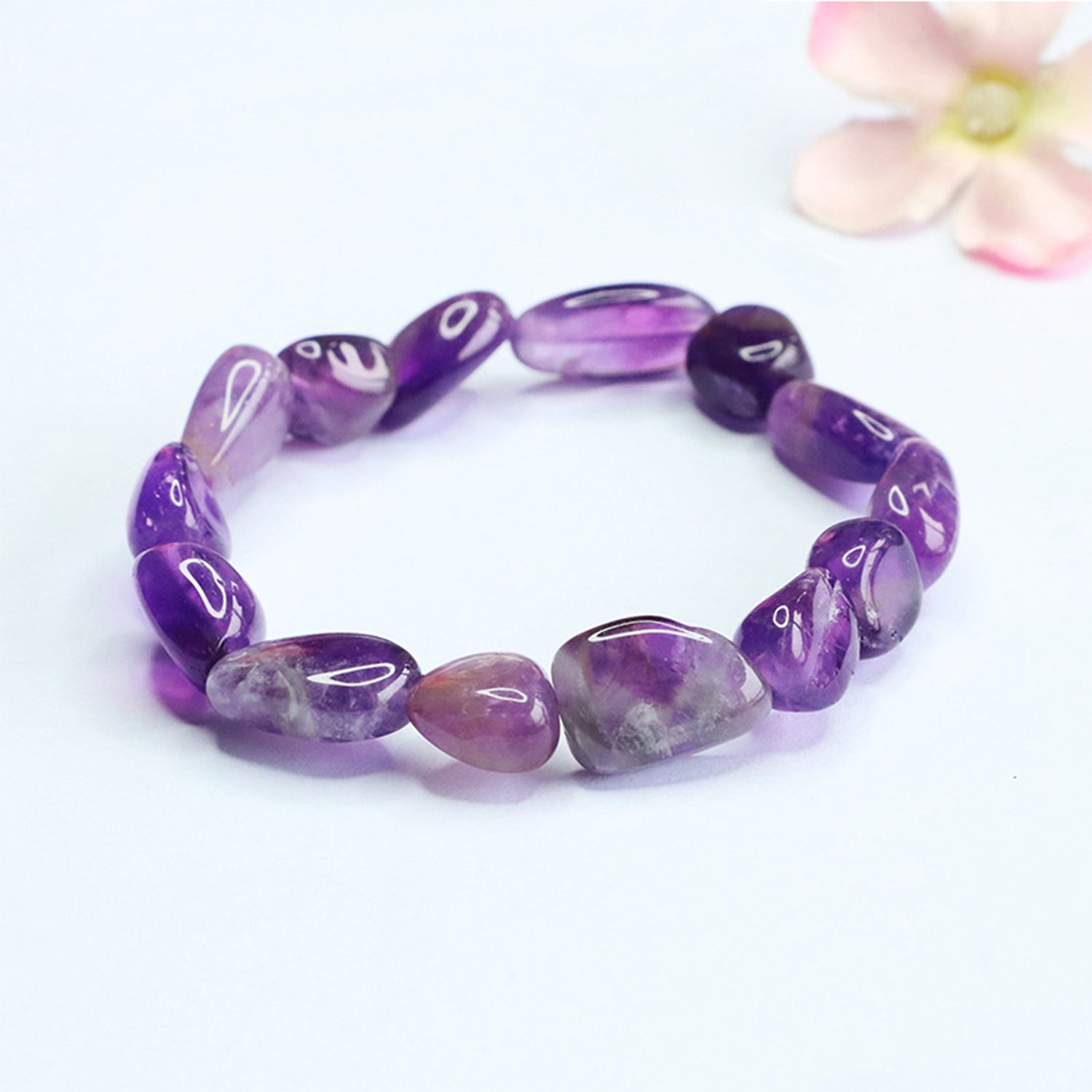 Bracelets for Men & Women - Handmade Stretchy Beaded Feng Shui Jewelry, Natural Stone Protection Gift Set