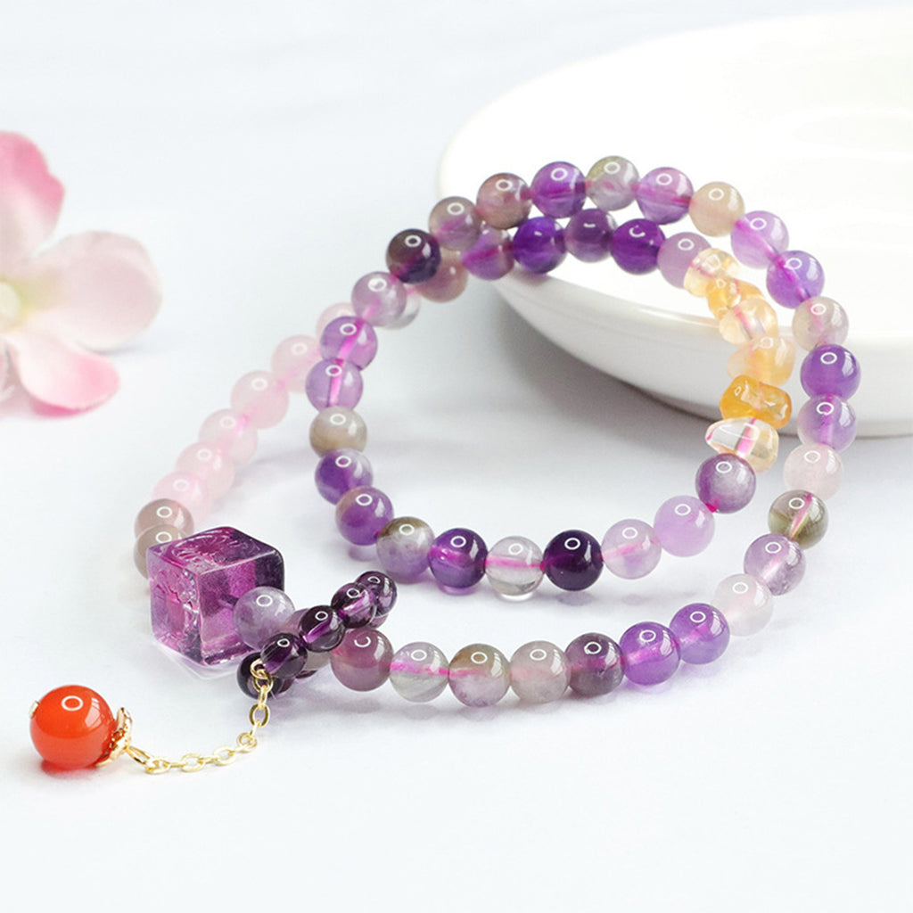Bracelets for Men & Women - Handmade Stretchy Beaded Feng Shui Jewelry, Natural Stone Protection Gift Set