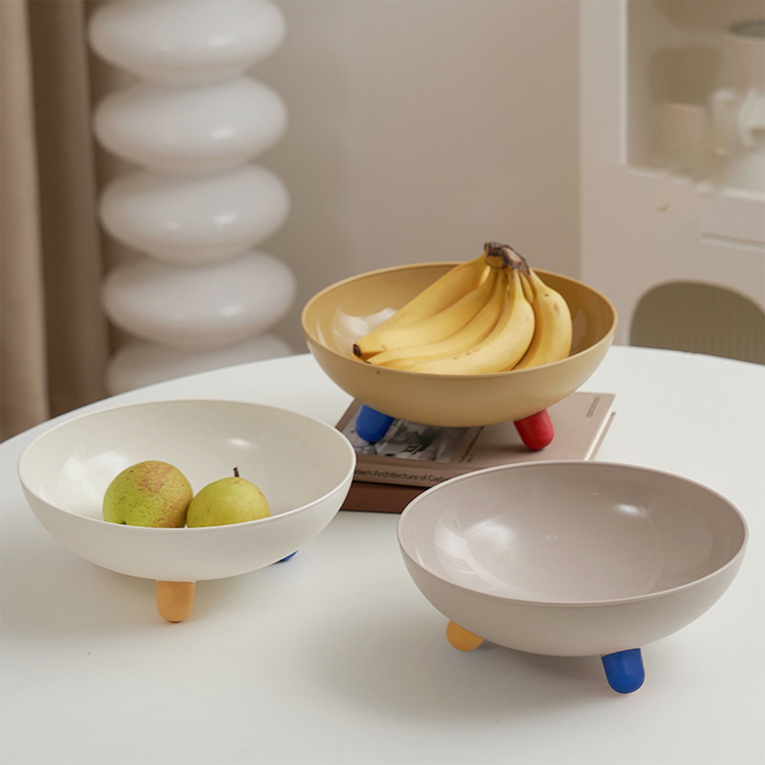 Fruit bowl Fruit Basket for Kitchen Countertop Kitchen Storage Baskets Stand Organization, Decor Centerpiece for Kitchen Counter or Dining Room Tables