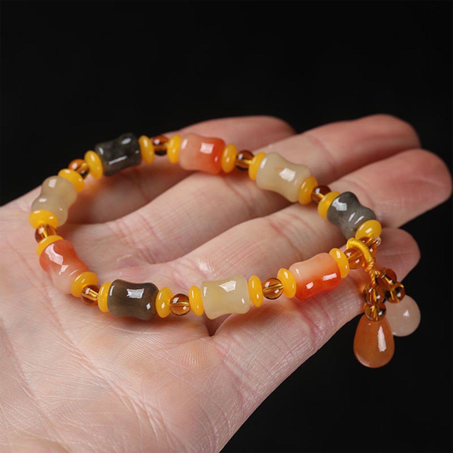 Bracelets for Men & Women - Handmade Stretchy Beaded Feng Shui Jewelry, Natural Stone Protection Gift Set