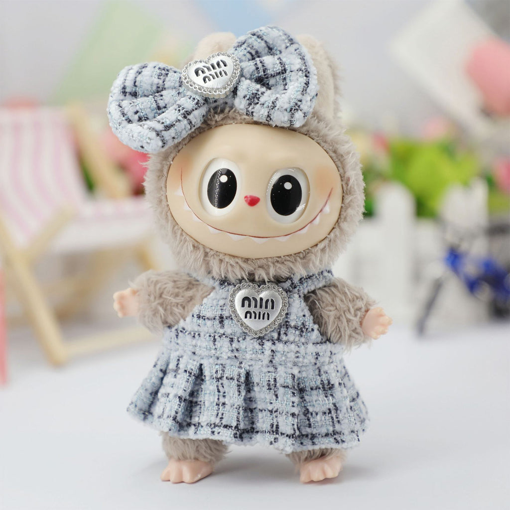 Handcrafted Doll Clothes - Compatible with 5.91-6.7inch (15-17cm) Dolls as Accessories Only, Premium Dolls Outfit with Accessories, Hand Crocheted Hat, Sweaters, Bag