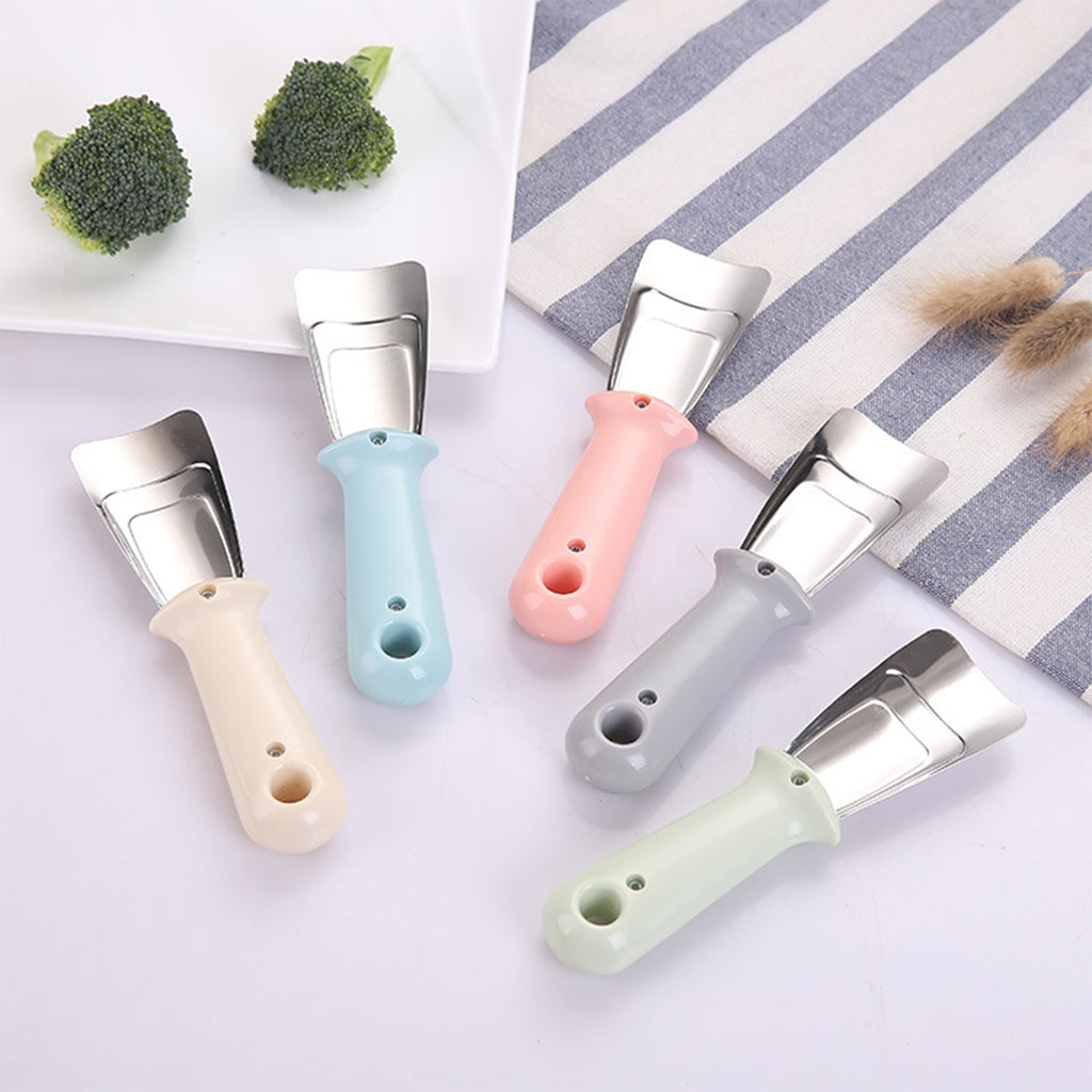 2pcs Stainless Steel Ice Shovels Efficient Freezer Frost Removal Tool for Scraping Refrigerators