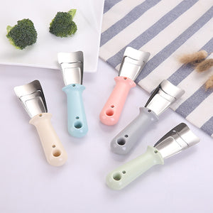 2pcs Stainless Steel Ice Shovels Efficient Freezer Frost Removal Tool for Scraping Refrigerators