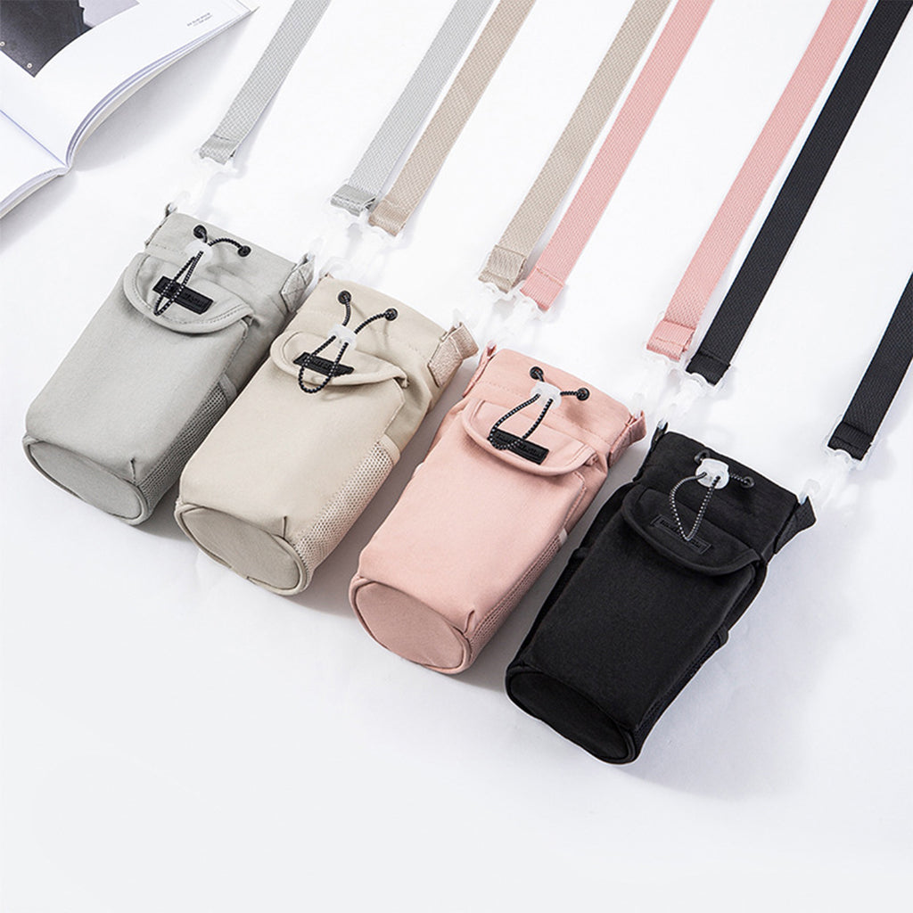 Water Bottle Carrier Bag with Phone Pocket for 30oz 40oz Tumbler with Handle Accessories Insulated Water Bottle Holder Pouch with Strap