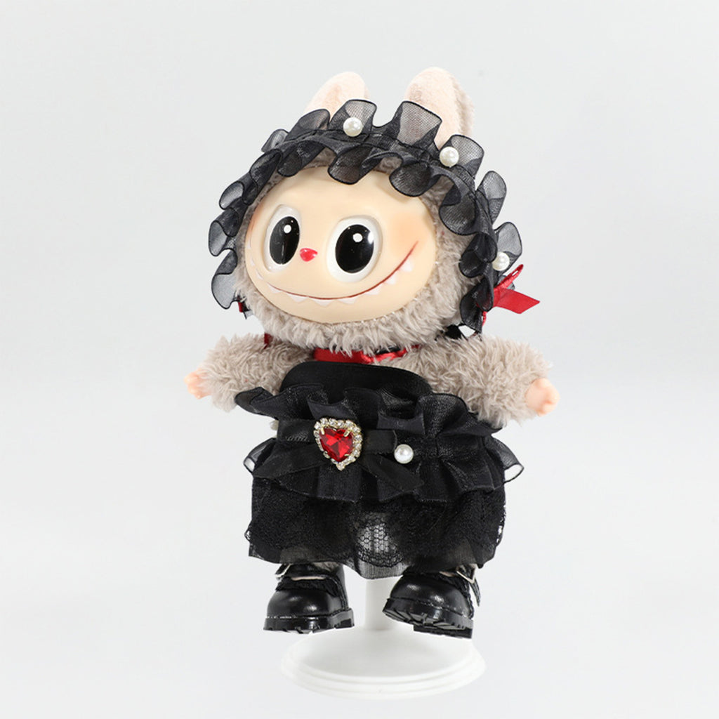 Handmade Doll Clothes - Compatible with 5.91-6.7inch (15-17cm) Dolls as Accessories Only, Premium Doll Overalls Outfit with Hat & Accessories, ropa para 17cm Doll