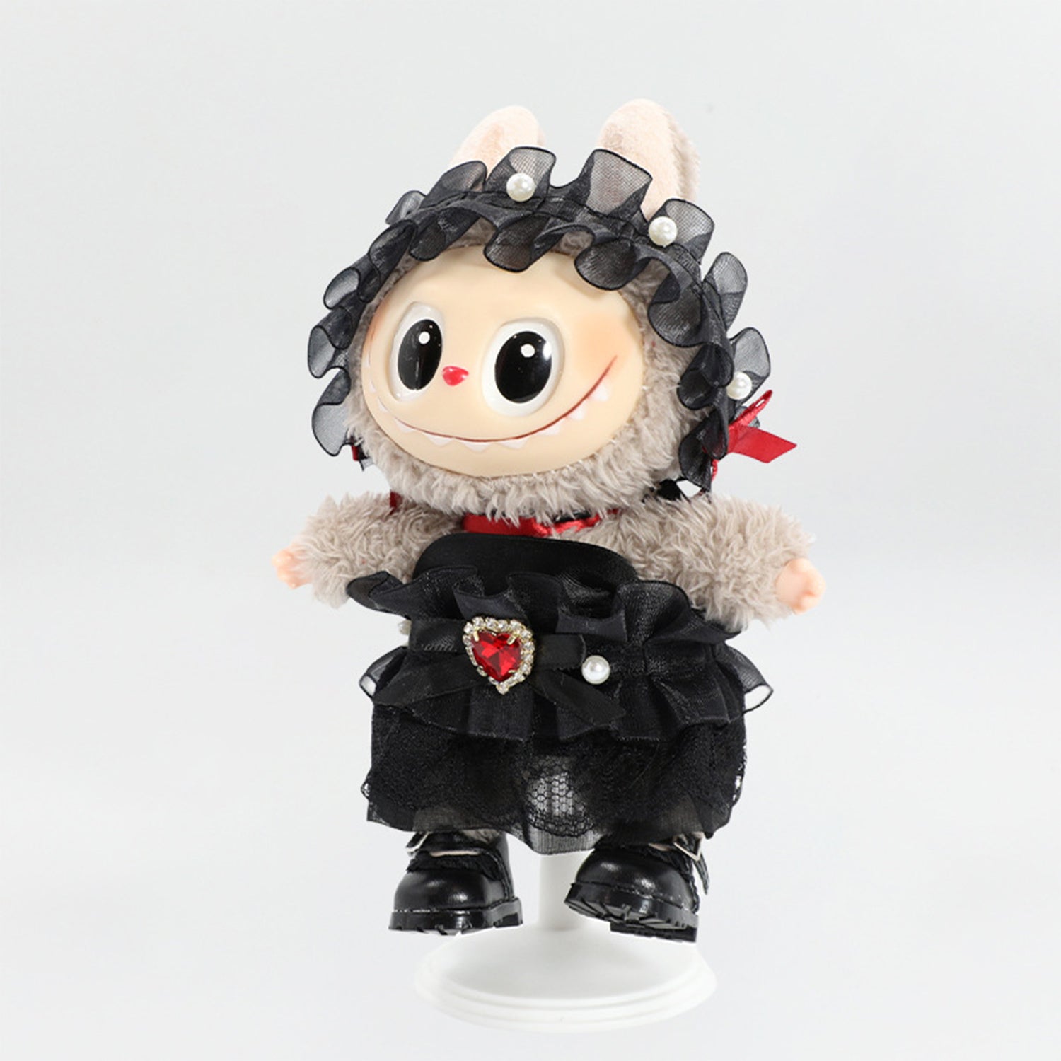 Handmade Doll Clothes - Compatible with 5.91-6.7inch (15-17cm) Dolls as Accessories Only, Premium Doll Overalls Outfit with Hat & Accessories, ropa para 17cm Doll