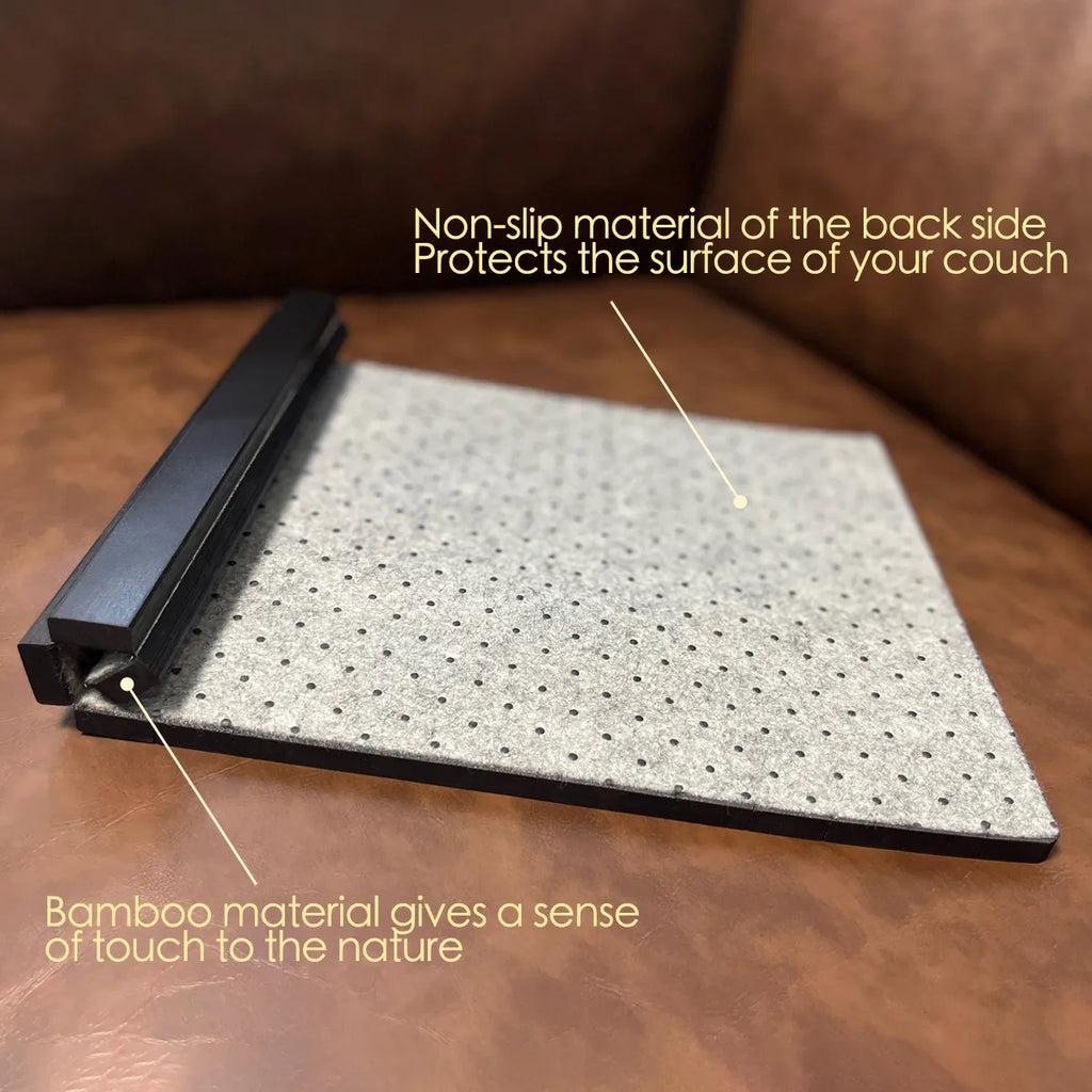 Mini Bamboo Couch Arm Table (Natural)