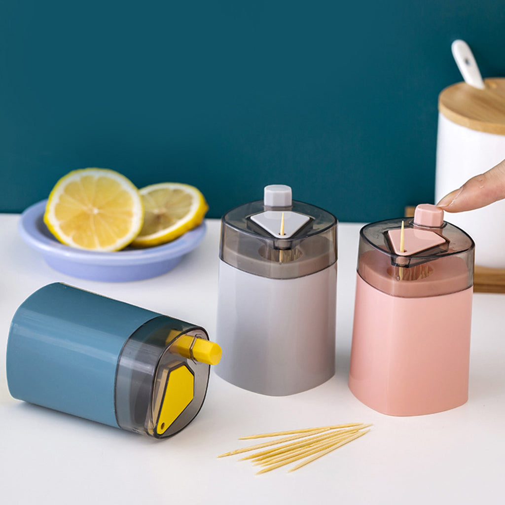 Sturdy Safe Toothpick Holder for Teeth Cleaning, Unique Home Design Decoration, Unusual Gift, 2 Pack