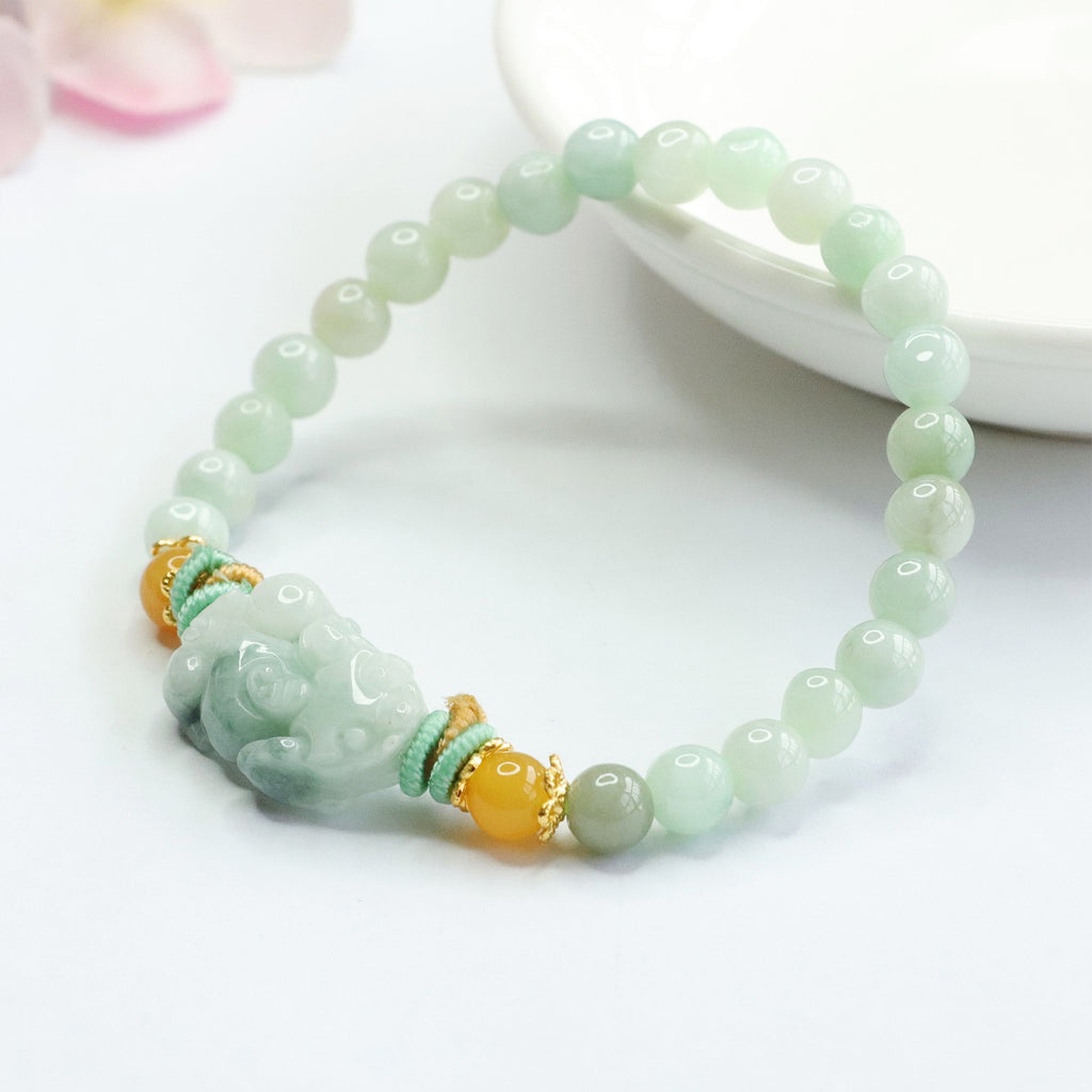 Bracelets for Men & Women - Handmade Stretchy Beaded Feng Shui Jewelry, Natural Stone Protection Gift Set