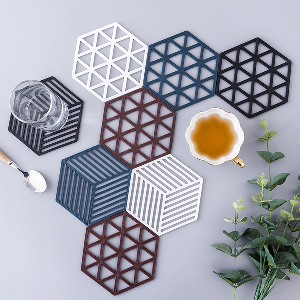 Coasters for Drinks Set of 8, Absorbent Abstract Sand Marble with Metal Golden Holder