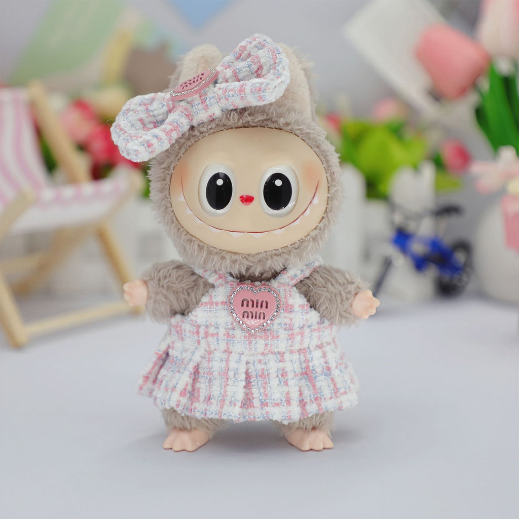 Handcrafted Doll Clothes - Compatible with 5.91-6.7inch (15-17cm) Dolls as Accessories Only, Premium Dolls Outfit with Accessories, Hand Crocheted Hat, Sweaters, Bag