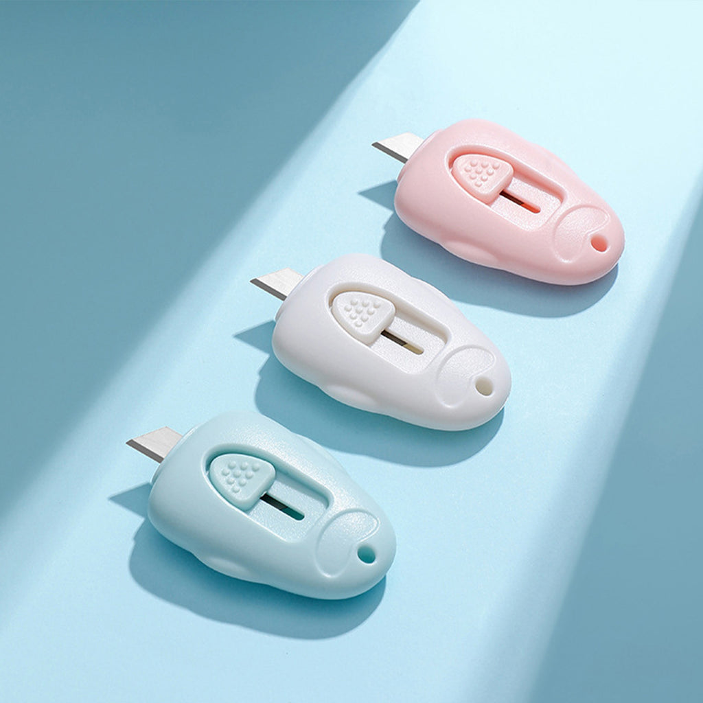 4 pcs Utility Knife Box Cutters, Retractable Letter Opener, Sharp Cartons Cardboard Cutter Razor Knife for Christmas