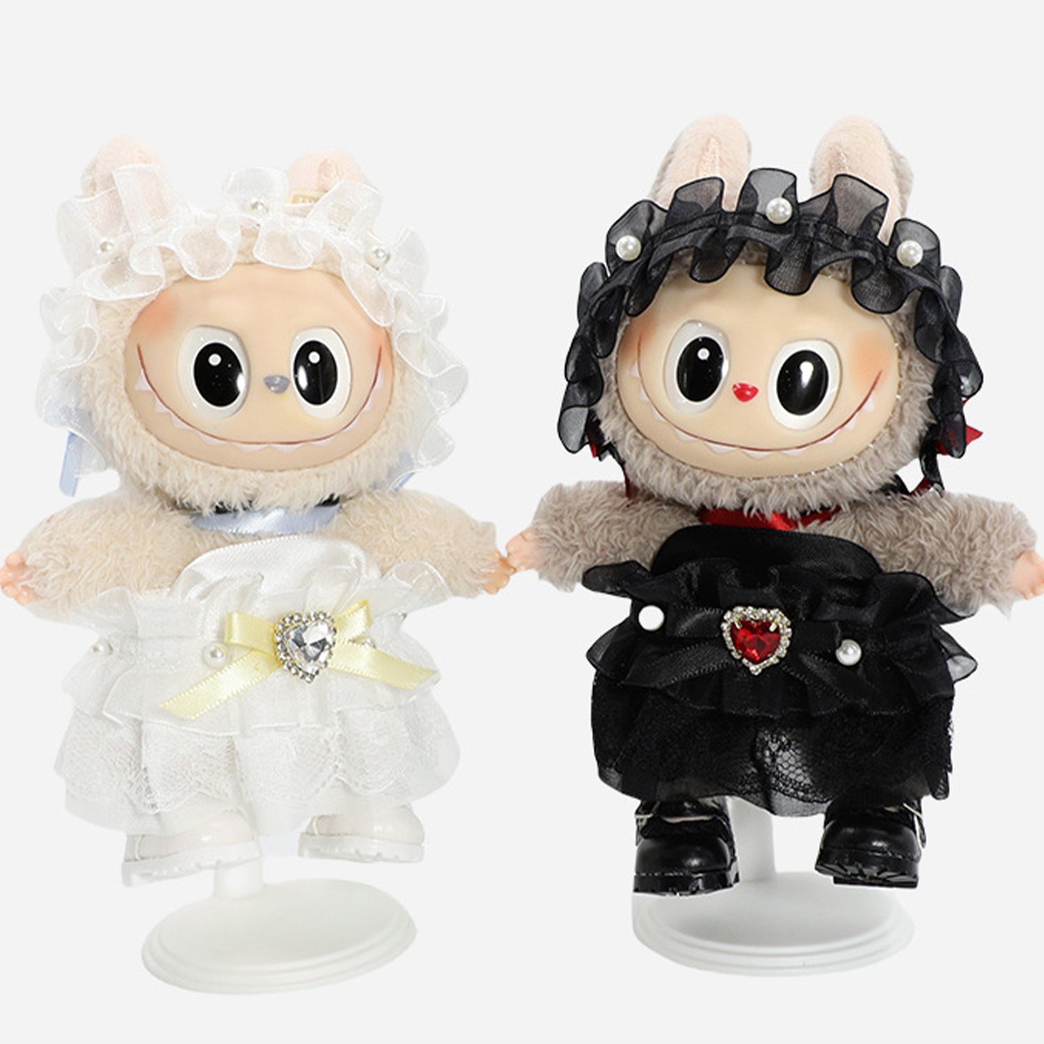 Handmade Doll Clothes - Compatible with 5.91-6.7inch (15-17cm) Dolls as Accessories Only, Premium Doll Overalls Outfit with Hat & Accessories, ropa para 17cm Doll