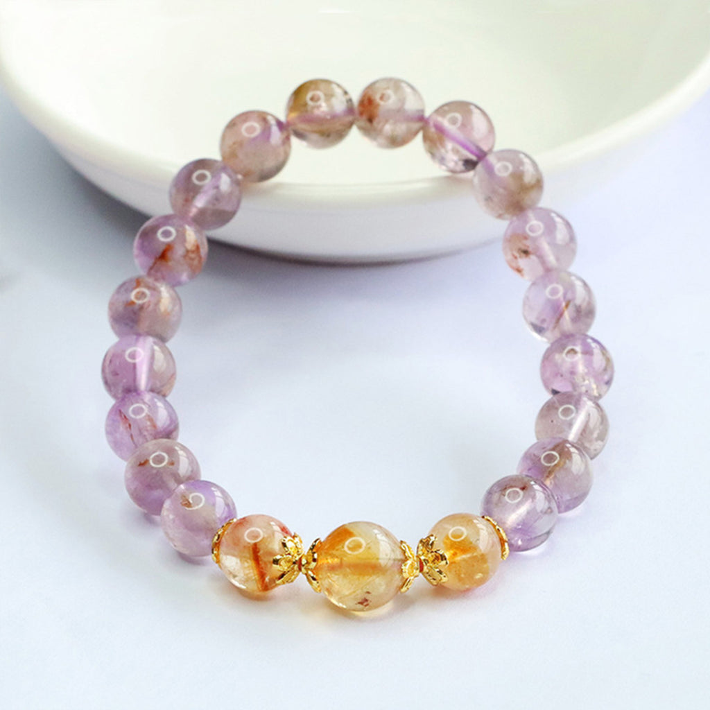 Bracelets for Men & Women - Handmade Stretchy Beaded Feng Shui Jewelry, Natural Stone Protection Gift Set