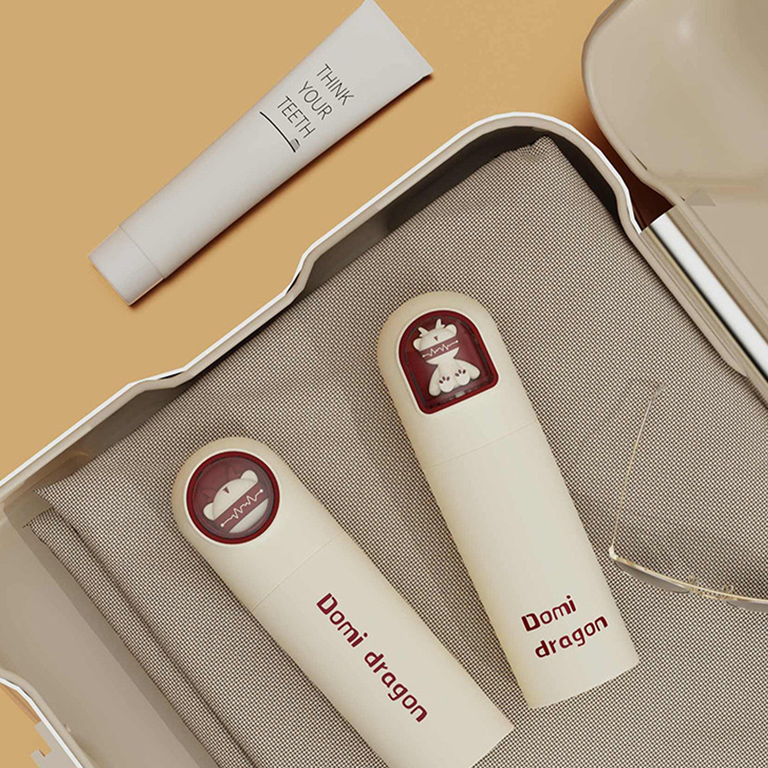 Travel Toothbrush Holder, Portable Toothbrush Cup Case Long 7.7 inch for Traveling, Camping