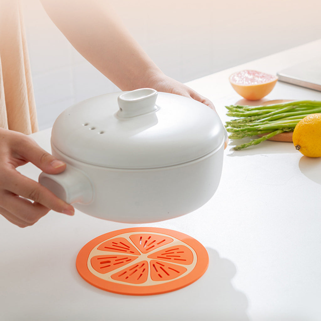 Silicone Trivets Mat, 3 Packs Multipurpose Non Slip Heat Resistant Pot Holder-Assorted