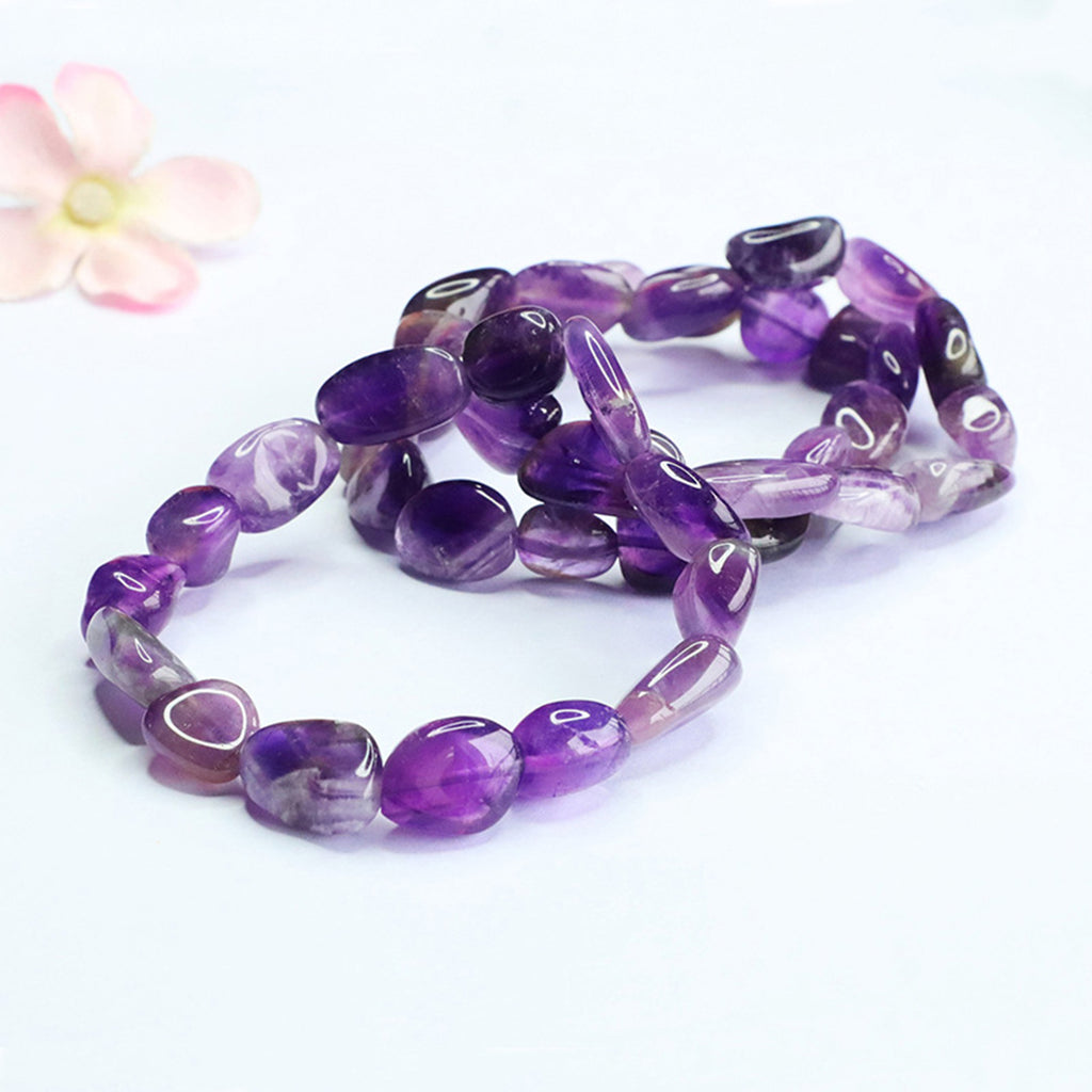 Bracelets for Men & Women - Handmade Stretchy Beaded Feng Shui Jewelry, Natural Stone Protection Gift Set