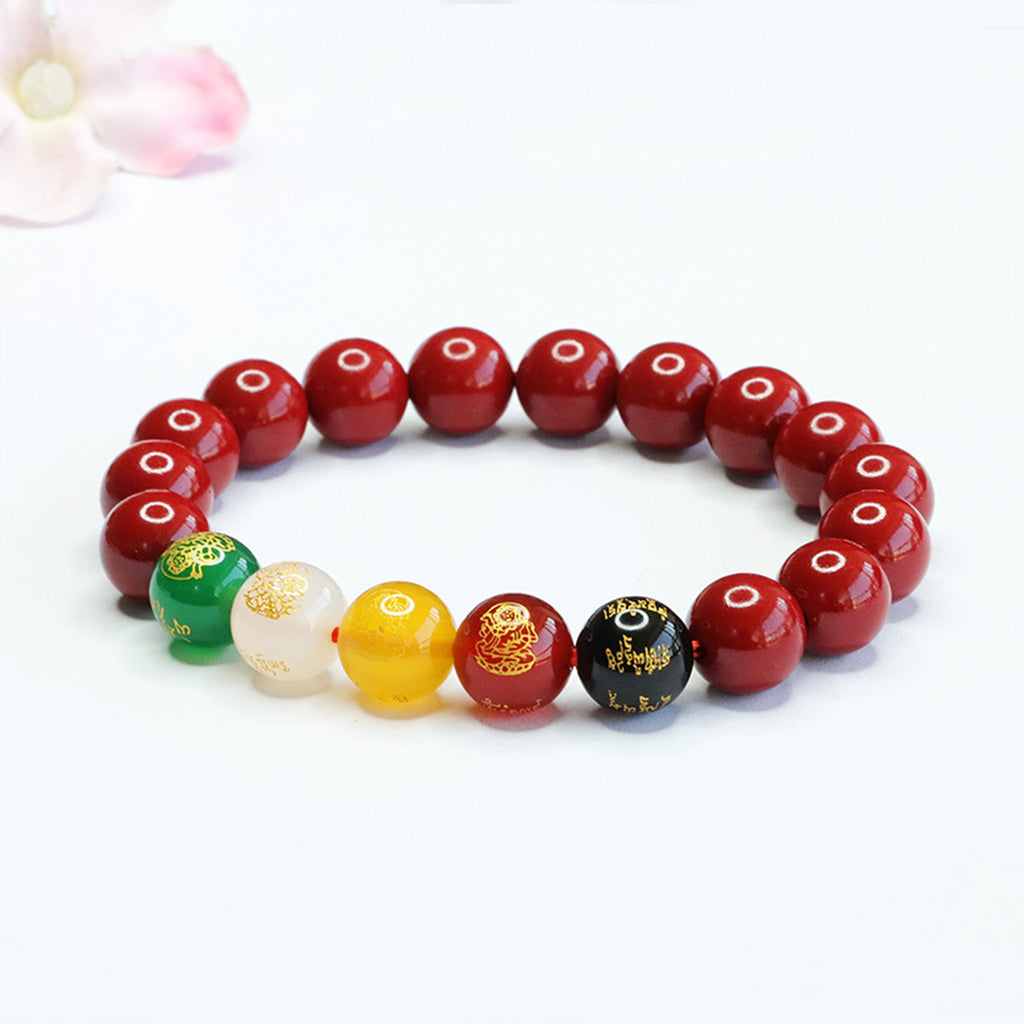 Bracelets for Men & Women - Handmade Stretchy Beaded Feng Shui Jewelry, Natural Stone Protection Gift Set