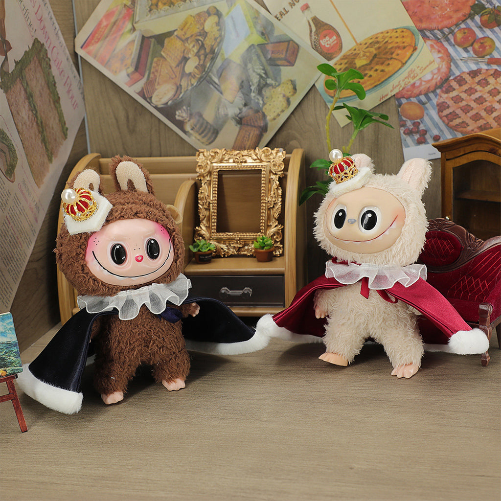 Handcrafted Doll Clothes - Compatible with 5.91-6.7inch (15-17cm) Dolls as Accessories Only, Premium Dolls Outfit with Accessories, Hand Crocheted Hat, Sweaters, Bag