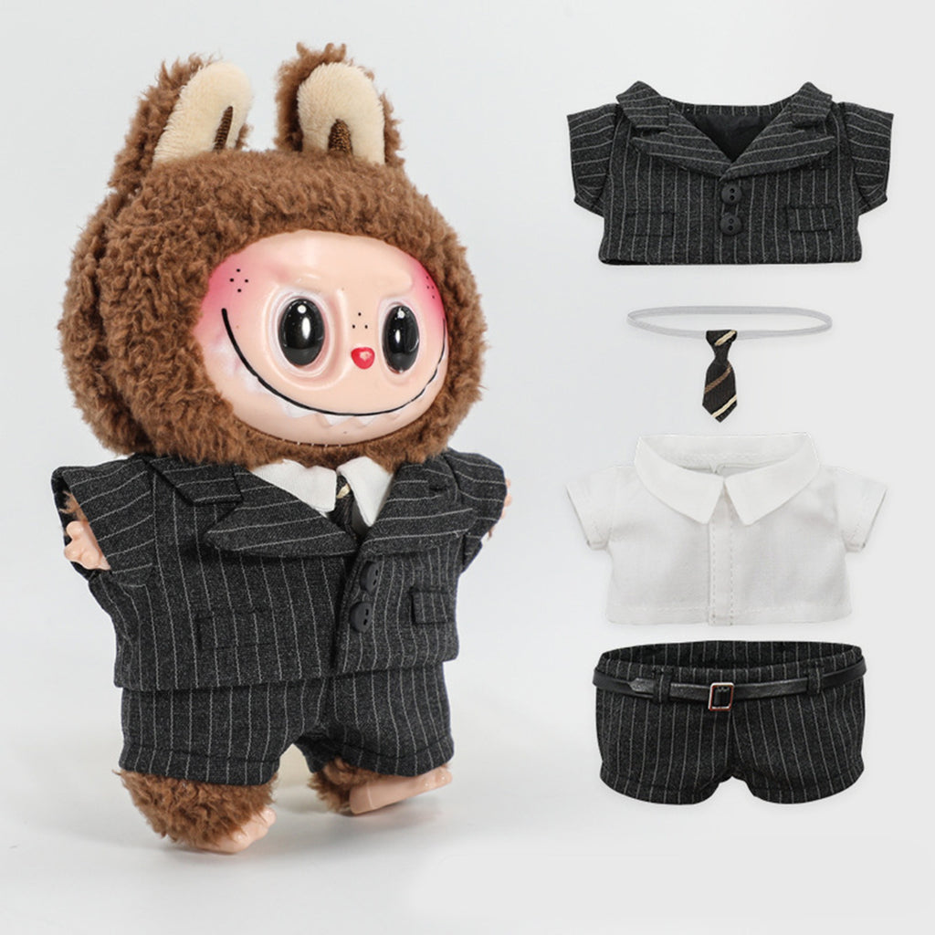 Handmade Doll Clothes - Compatible with 5.91-6.7inch (15-17cm) Dolls as Accessories Only, Premium Doll Overalls Outfit with Hat & Accessories, ropa para 17cm Doll