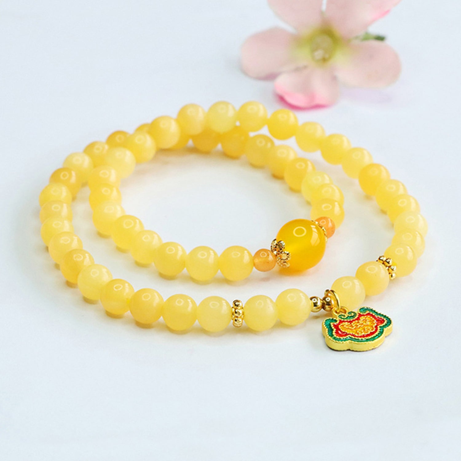 Bracelets for Men & Women - Handmade Stretchy Beaded Feng Shui Jewelry, Natural Stone Protection Gift Set