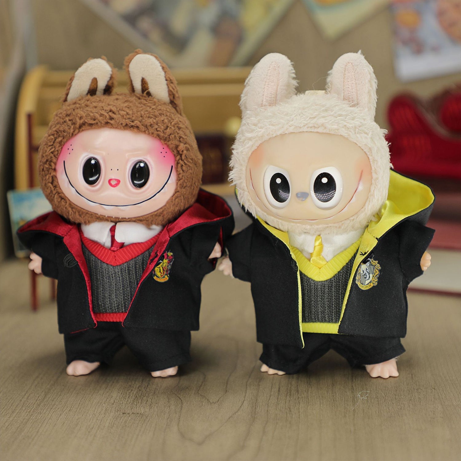 Handcrafted Doll Clothes - Compatible with 5.91-6.7inch (15-17cm) Dolls as Accessories Only, Premium Dolls Outfit with Accessories, Hand Crocheted Hat, Sweaters, Bag