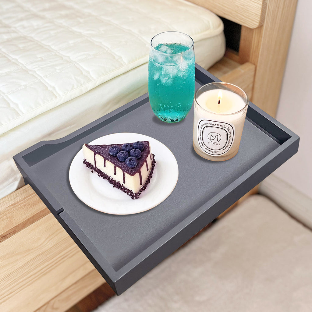 Bamboo Bedside Shelf Tray