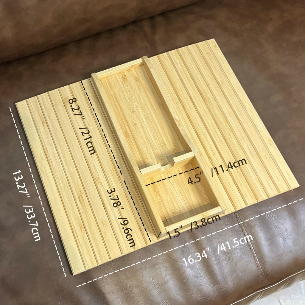 Bamboo Couch Cup Holder (Black)