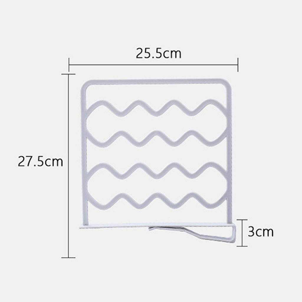 Shelf Divider for Closet Organization - Clear Dividers for Wood Shelves, Purse and Sweater Organizer,Ideal for Cabinets and Bedroom Clothes Separation