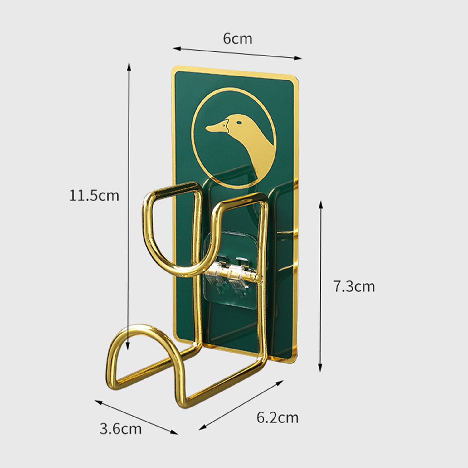 Adhesive Hooks, Heavy Duty Washbasin Hook Stainless Steel Robe Towel Hook for Hanging Washbasin Bathroom Kitchen(2 Pack)