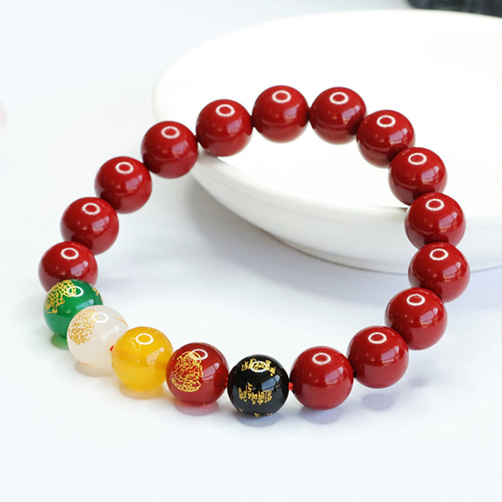 Bracelets for Men & Women - Handmade Stretchy Beaded Feng Shui Jewelry, Natural Stone Protection Gift Set