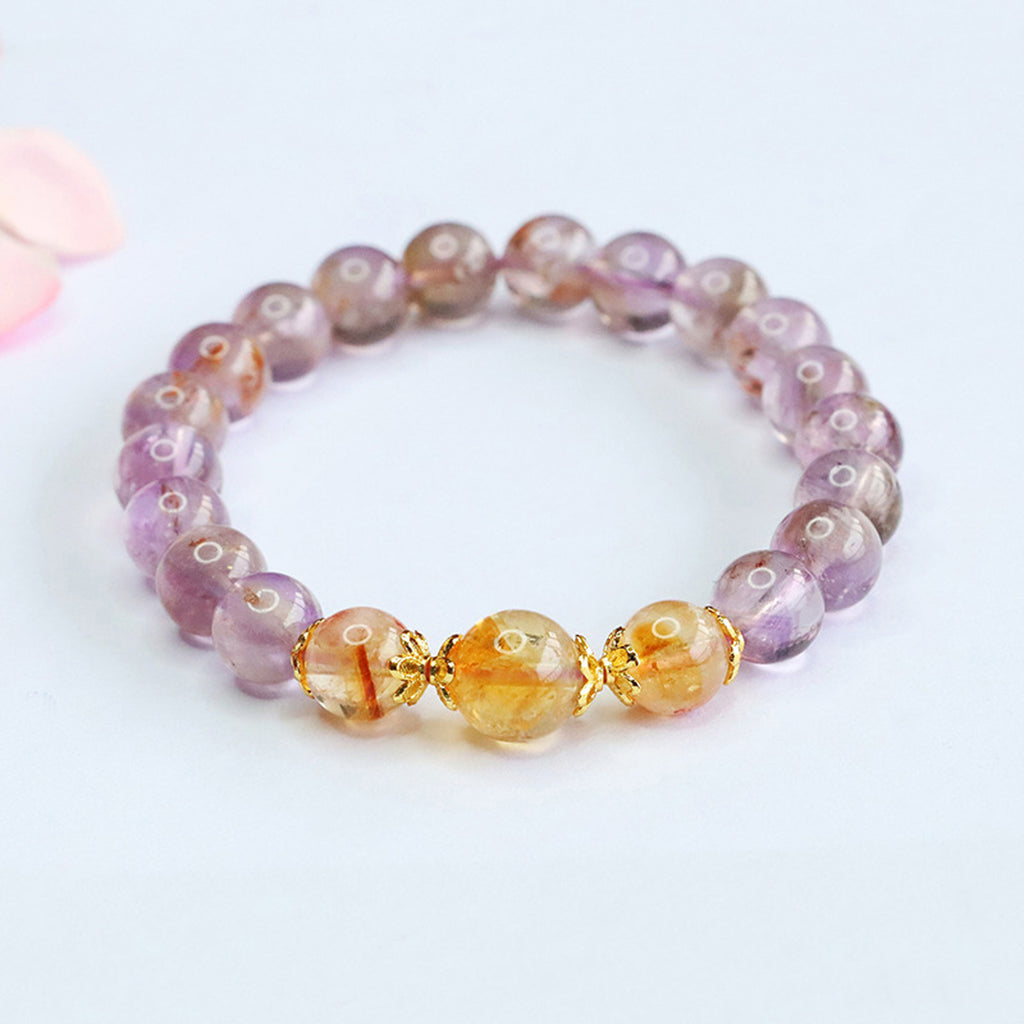 Bracelets for Men & Women - Handmade Stretchy Beaded Feng Shui Jewelry, Natural Stone Protection Gift Set