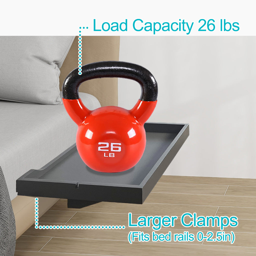 Bamboo Bedside Shelf Tray