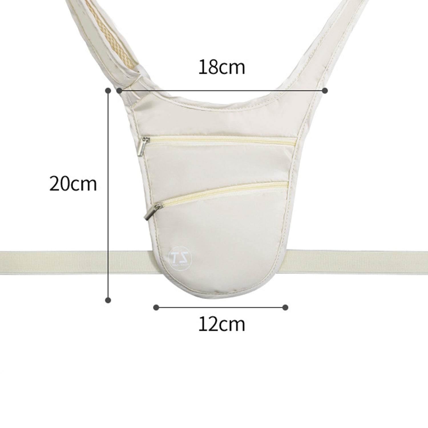 Outdoor Waist Belt Bag Travel Anti-Theft Invisible Phone Passport Cash Pouch Safe Hidden Travel Wallets Passport Pocket Small Travel Wallets with Strap